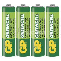 Zinko-chloridov� bat�ria GP Greencell R6 (AA), 4 ks 4ks B1220