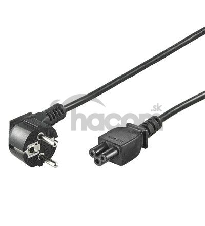 PremiumCord Kbel sieov 230V k notebooku 2m, trojlstok "Mickey Mouse" kpspt2