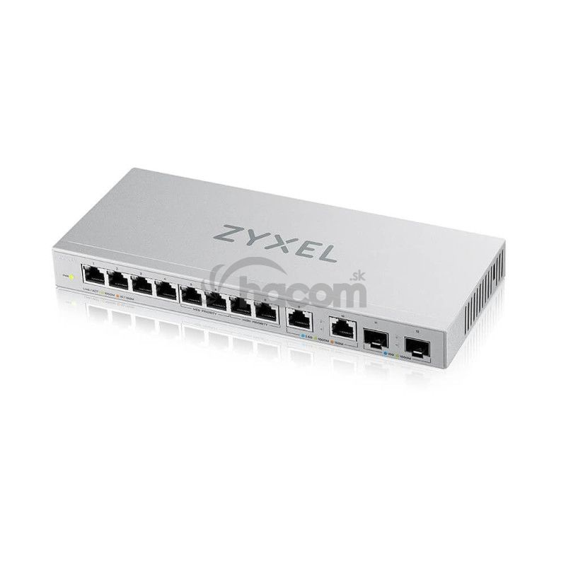 Zyxel XGS1010-12 v2, 12-Port Gigabit Unmanaged Switch with 8-Port 1G + 2-Port 2.5G + 2-Port SFP+ XGS1010-12-ZZ0102F Zyxel XGS1010-12 v2, 12-Port Gigabit Unmanaged Switch with 8-Port 1G + 2-Port 2.5G + 2-Port SFP+ XGS1010-12-ZZ0102F