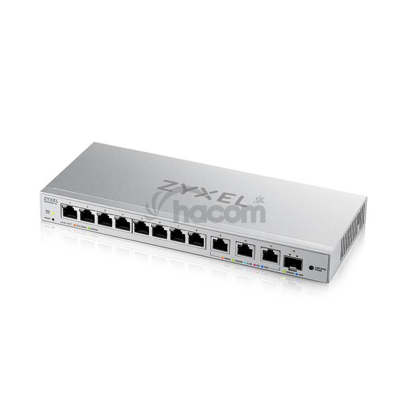 Zyxel XGS1250-12 v2, 12-Port GB webmanaged Switch w. 8 port 1G + 3-Port MultiGig + 1-Port SFP+ XGS1250-12-ZZ0102F Zyxel XGS1250-12 v2, 12-Port GB webmanaged Switch w. 8 port 1G + 3-Port MultiGig + 1-Port SFP+ XGS1250-12-ZZ0102F